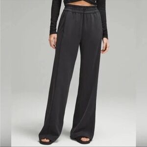 lululemon athletica Black Relaxed Wide-Leg Joggers